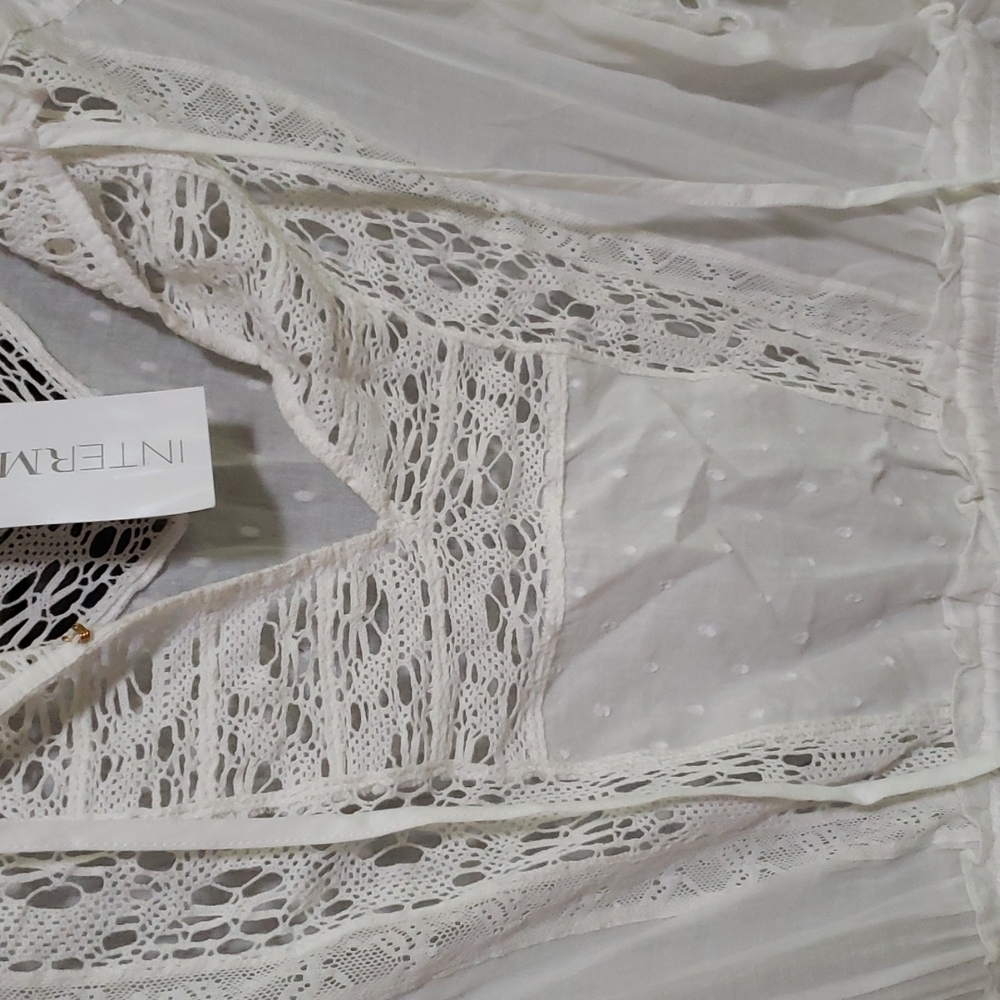 TODAY⚡️NWT LOVESHACKFANCY ISADORA DRESS SZ L - Picture 4 of 10